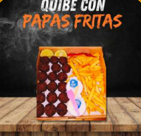 Quibe Con Papas Fritas