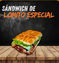 Sándwich de lomito especial
